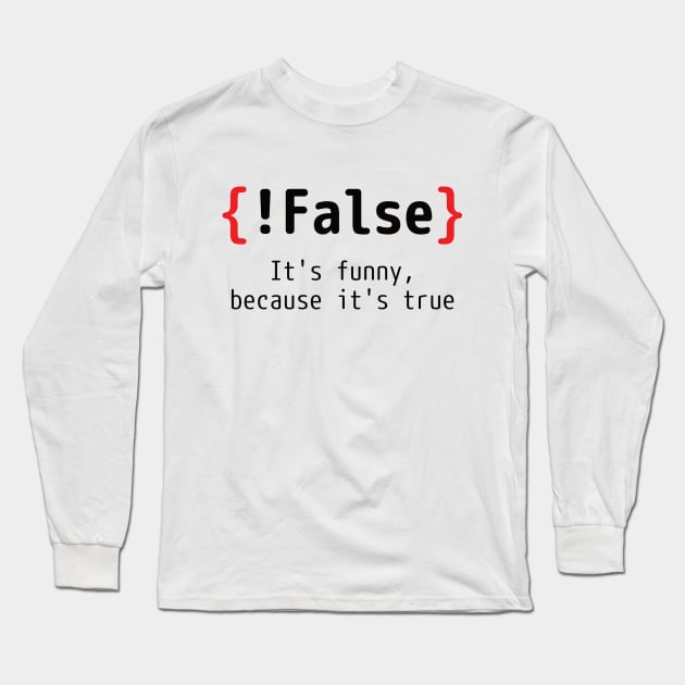 Programmer T-shirt - Coding Joke Long Sleeve T-Shirt by Anime Gadgets
